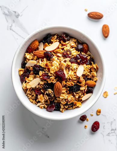 Granola in a bowl
