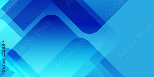 Abstract blue geometric background with overlapping rounded squares and gradient shapes for professional corporate design. A high-quality digital illustration