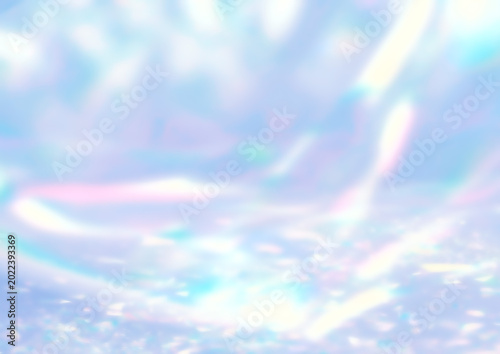 透明感のある水色のプリズム背景