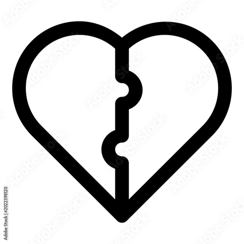 love puzzle icon