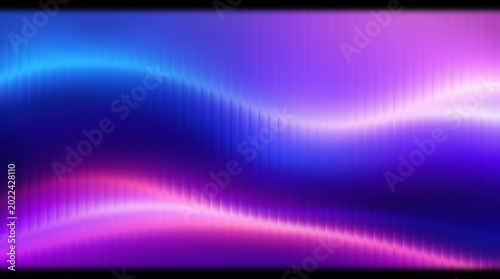 Cuadro en lienzo Abstract gradient background with wavy lines for web banner and social media des