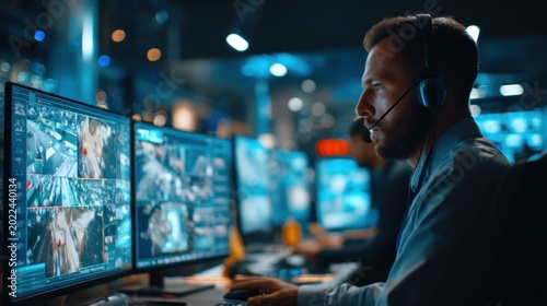Security monitoring person