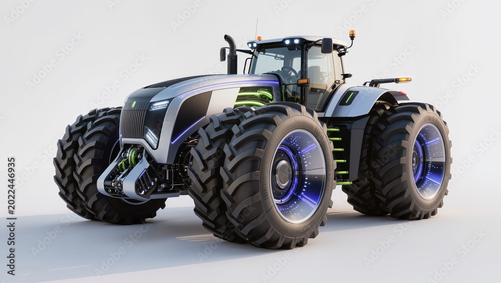 Fototapeta premium Futuristic Agricultural