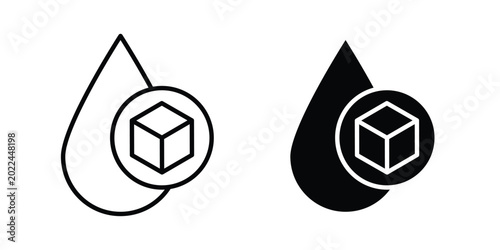 Bild auf Leinwand Blood sugar icon vector Illustration, Solid and stroke Style Icon