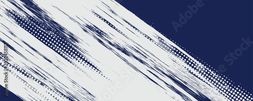 Fotografie Abstract halftone wave dots background