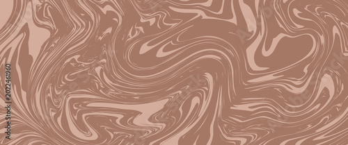 Tableau sur toile Abstract background pattern with mocha coffee waves