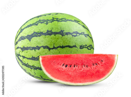 watermelon isolated on transparent png