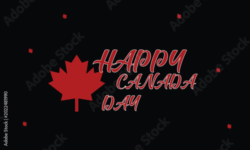 Happy canada day banner 2026