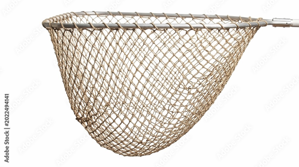Obraz premium Fishing Net Isolated on White Background