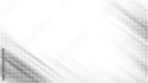 Photography corner halftone dotted gradient abstract frame background graphic bold