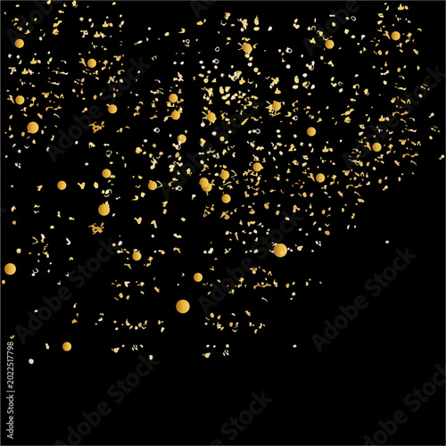 Shimmering golden curve creates a magical flowing swirl effect. Sparkles and dust enhance luxury glow. Suitable for abstract motion art overlays golden road