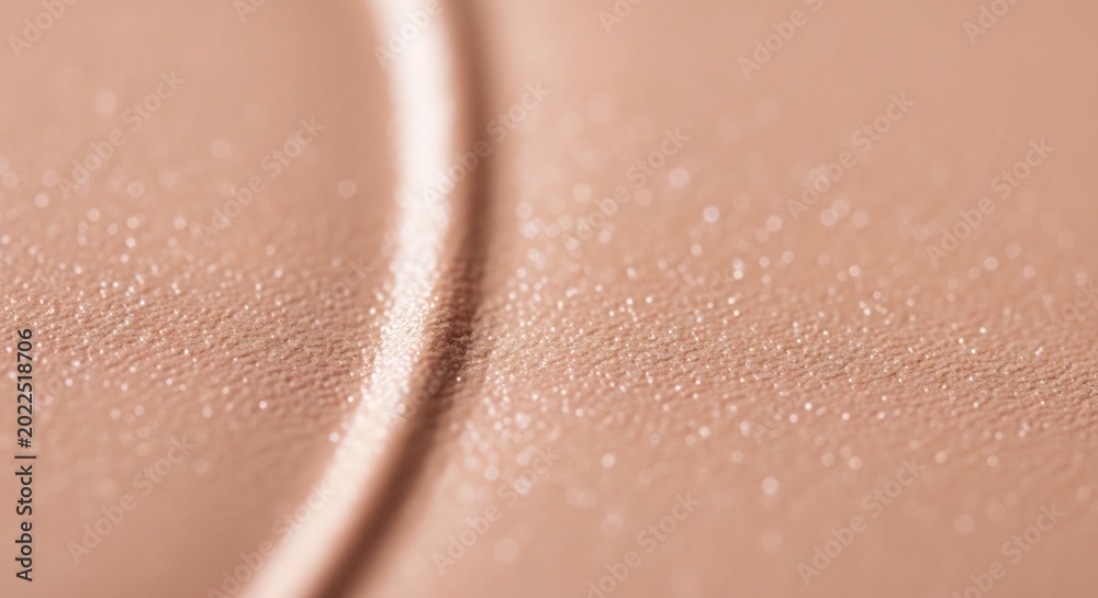 Fototapeta premium Close-up Macro Shot of Shimmering Foundation Texture with Bubbles.