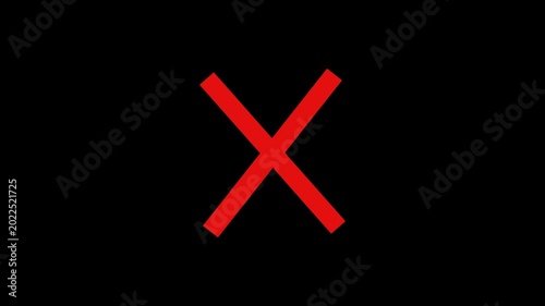 Isolated 3d illustration of red cross and green tick icons featuring yes and no check mark symbols for business web design button and vote concept vector art