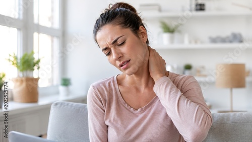 Managing chronic neck pain effective solutions for relief at home cozy living room environment informative guide emphasizing self-care and wellness strategies
