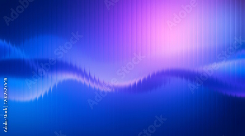 Abstract blue and purple gradient background with wavy lines for web banner and social media design