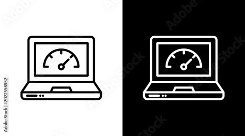 Performance Icon Sheet Black And White