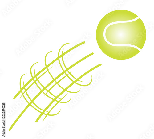 Tennis ball hitting speed
