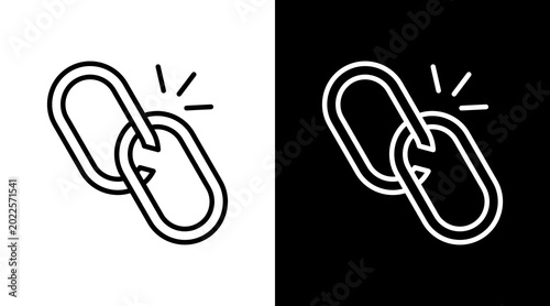 Obraz na płótnie Constraint Icon Sheet Black And White