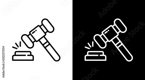 Photos Gavel Icon Sheet Black And White