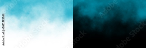 Tableau sur toile blue sky background. Smokey. Clouds. Foggy. Tye and dye