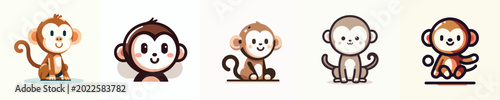 Photography Monkey Vector Illustration