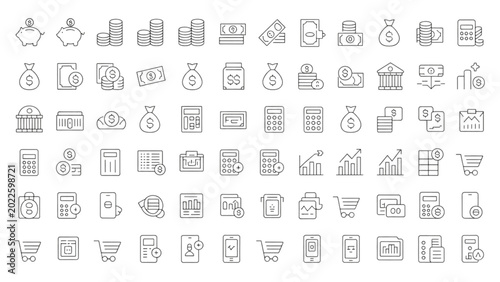фотографія Black and white alphabet letters and numbers scattered on a clean background Vec