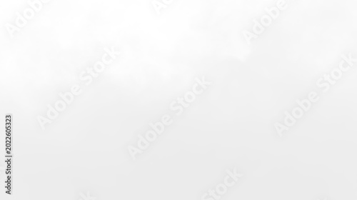 Quadro su tela Fog covers an area with a transparent background during early morning hours