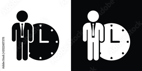 Photos Time management and business deadline icon