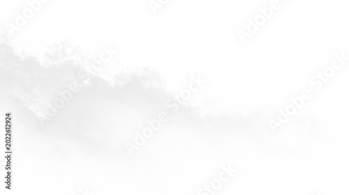 Fotografi Cloud formation on a clear background showing soft shapes changing during the da