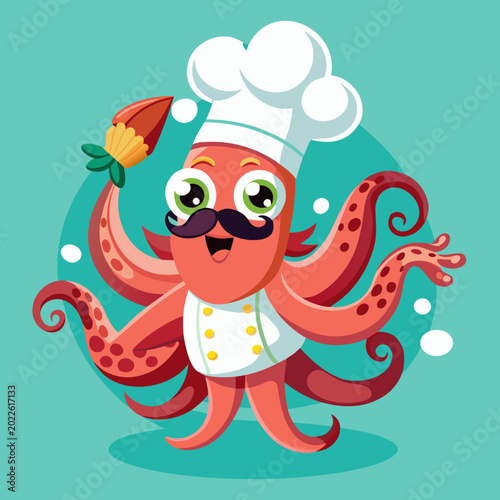 octopus-chef-cartoon-character-vector