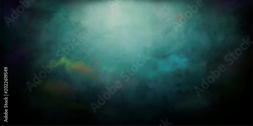 Fotografía A vintage dark blue grunge wall texture features a moody storm cloud pattern wit