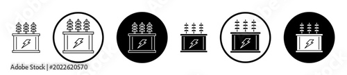 Foto Transformer icon, template for graphic or web design