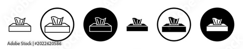 Tissue box icon, template for graphic or web design. vector illustration