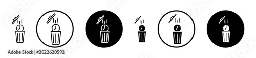 Fotografía Time waste icon, template for graphic or web design