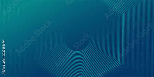 Photos Digital hexagonal green abstract background