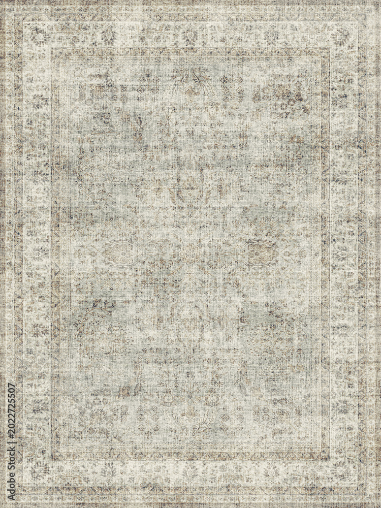 Fototapeta premium Digital textured modern rug, classic carpet , traditional rug ,textile flooring rug , covering floor , mat , runner ,carpet pattern , sublimatation design , direct printing design,v