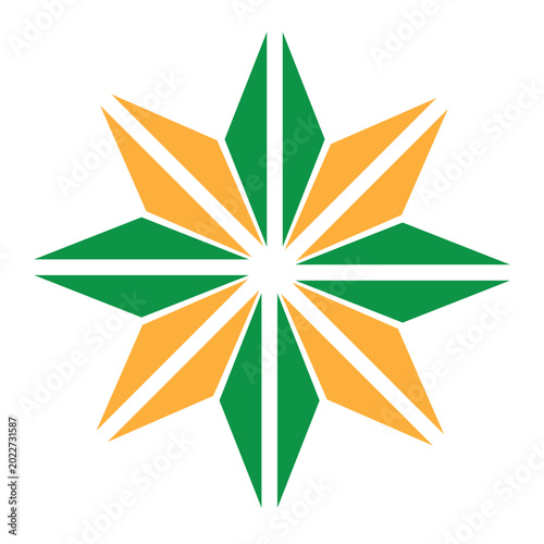 Star shape multi business logo design ideas for vector free download