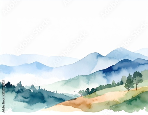 mountain landscape in the mountains