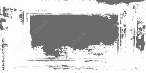 Photos Distressed grunge border texture with heavy ink splatter and weathered rectangul