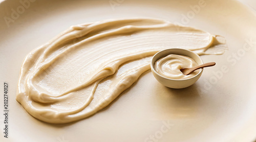 Global wellbeing day creamy spread