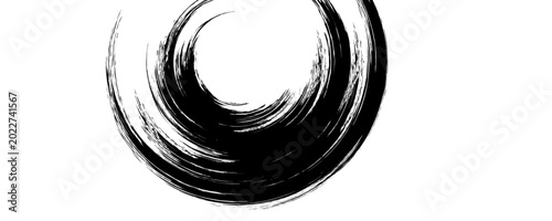 Canvastavla Tire tracks, motorbike wheel or car tread marks, grunge vector