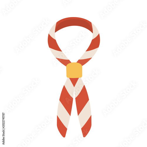 Quadro su tela Scout Neckerchief Flat Illustration