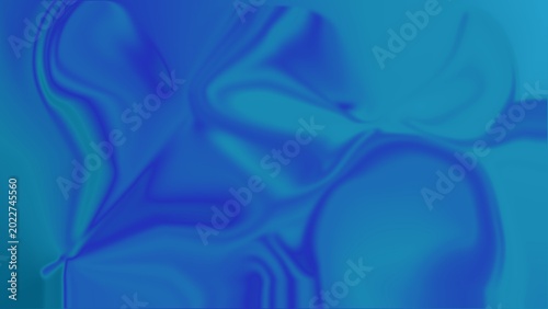 Abstract Blue Liquid Marble Background with Smooth Fluid Waves and Teal Gradients