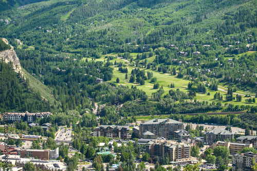 Summer in the rocky mountains near beaver creek resort. 