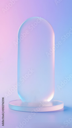 abstract three-dimensional frosted background