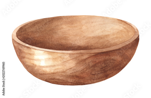 Canvastavla Wooden Bowl
