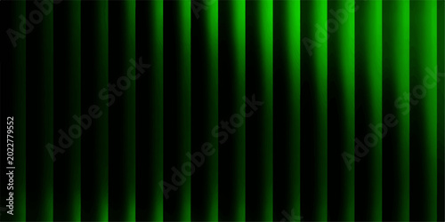 Canvas Print Dynamic green lines creating an abstract and visually striking pattern, a modern artistic impression