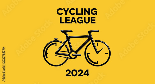 Cycling League 2024: A Dynamic Illustration for Sports Tournaments and Competitions Design