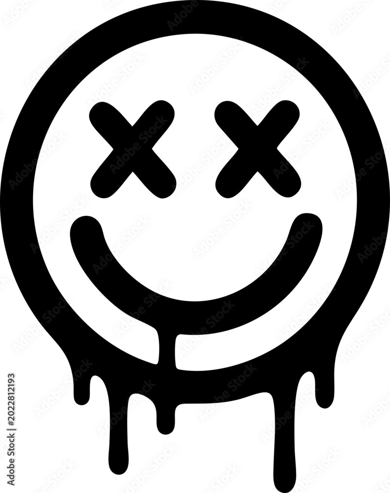 © Yevhen - Graffiti Smiley Face Icon