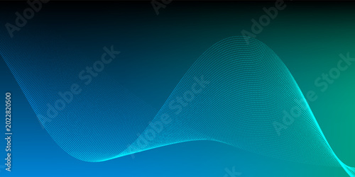 Abstract blue tech background vector.